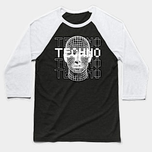 techno head Baseball T-Shirt